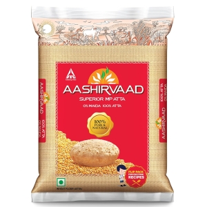 Aashirvaad Superior MP Atta, 1kg, 100% Whole Wheat Flour, 0% Maida