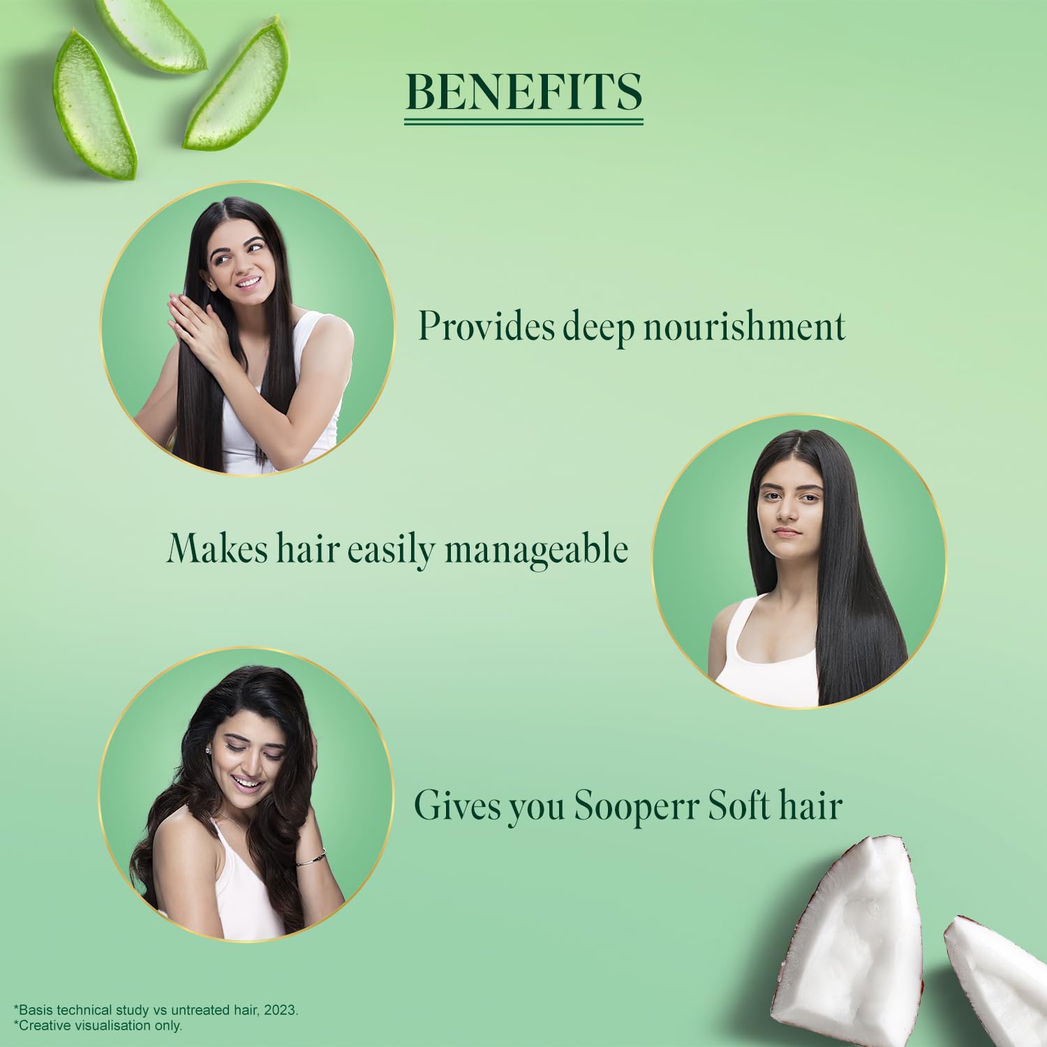 Parachute Advansed Aloe Vera Enriched Coconut Hair Oil Gold | 5X Aloe Vera With Coconut | Makes Hair Sooperr Soft | 600ml